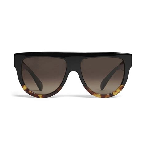 celine avator sunglasses black havana|Celine sunglasses pouch brown.